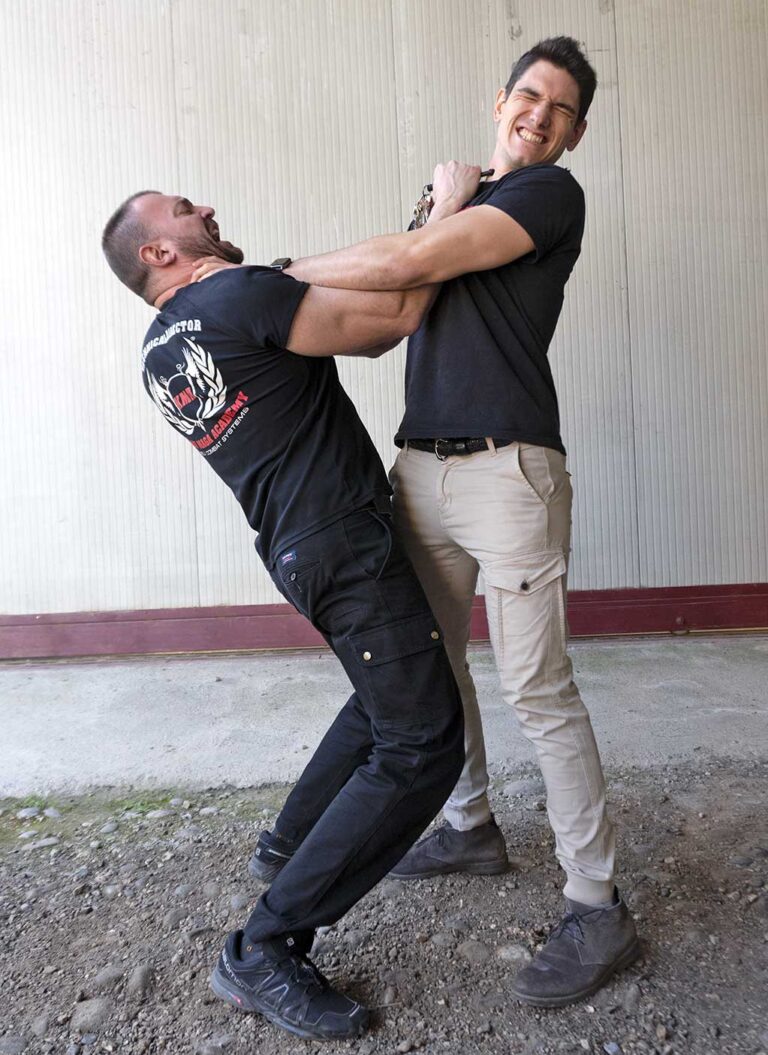 utilizzo del baby tonfa di punta