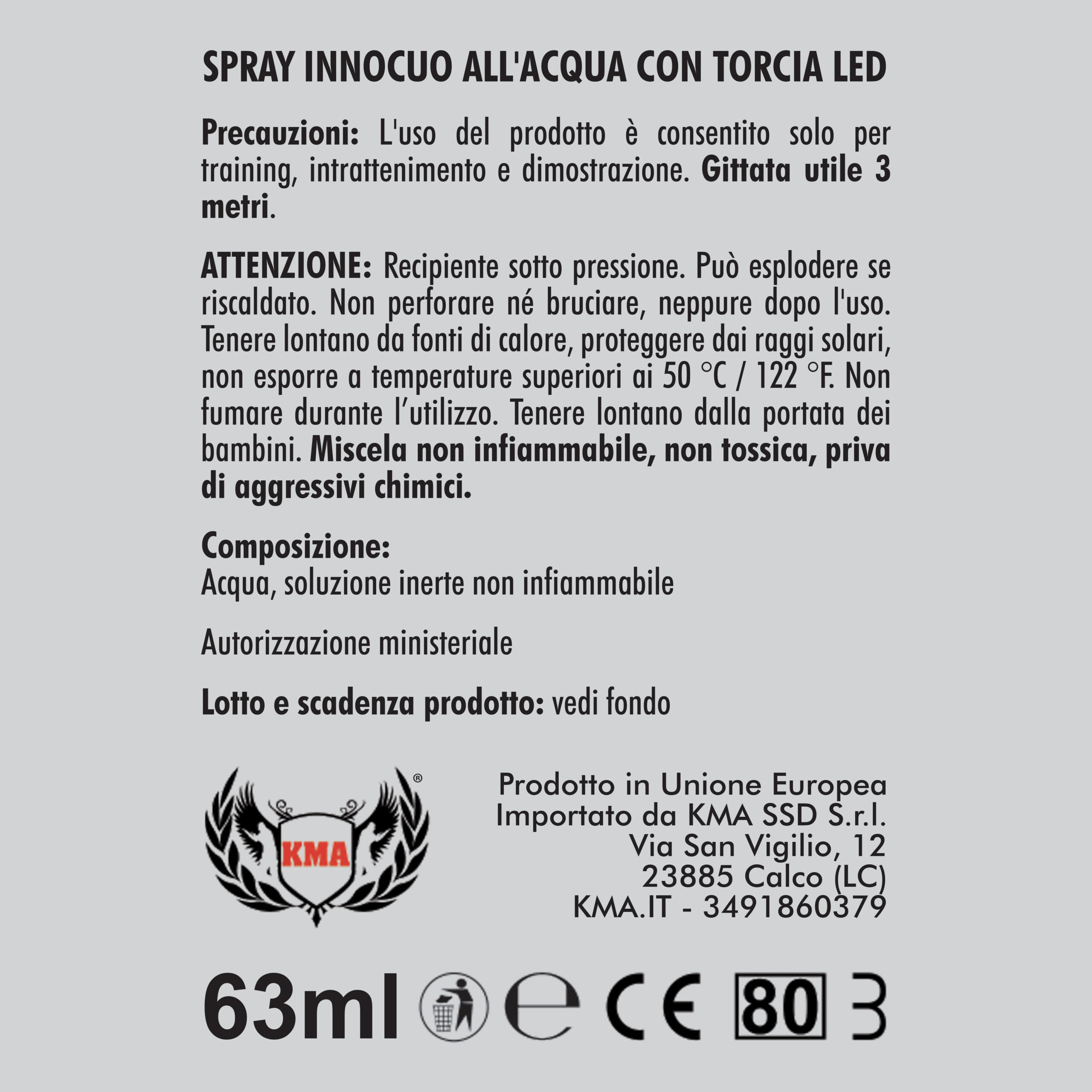SPRAY ALL'ACQUA - Training version - immagine 5