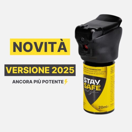 STAY SAFE - Spray al peperoncino per difesa personale